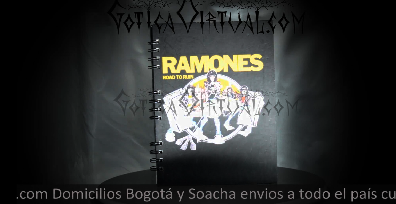 cuaderno ramones cartoon caricatura punk rock bogota soacha cali ipiales pereira neiva colombia